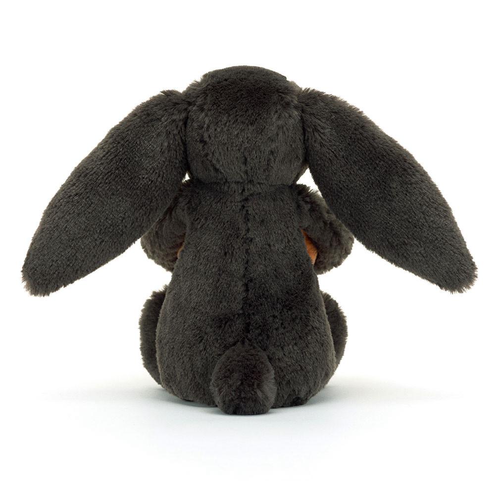 Conejo Jellycat Bashful Pumpkin Bunny 31cm x 12cm x 9cm Negras  Ecuador |  KEPDN8546
