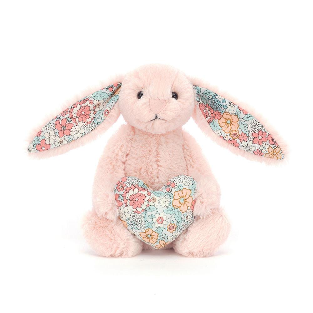 Conejo Jellycat Blossom Heart Bunny 31cm x 12cm x 9cm Rosas  Ecuador |  OAZXF9703