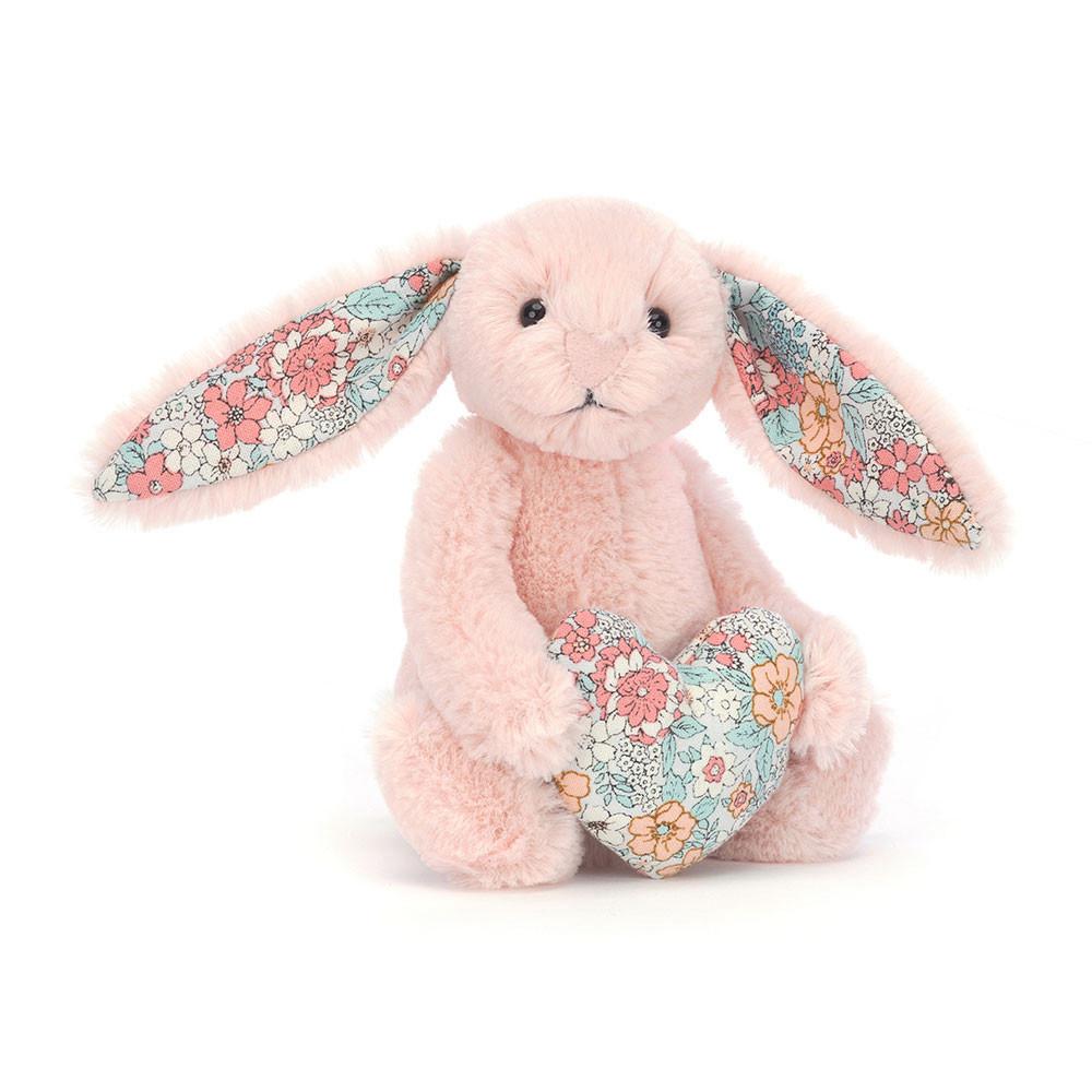 Conejo Jellycat Blossom Heart Bunny 31cm x 12cm x 9cm Rosas  Ecuador |  OAZXF9703
