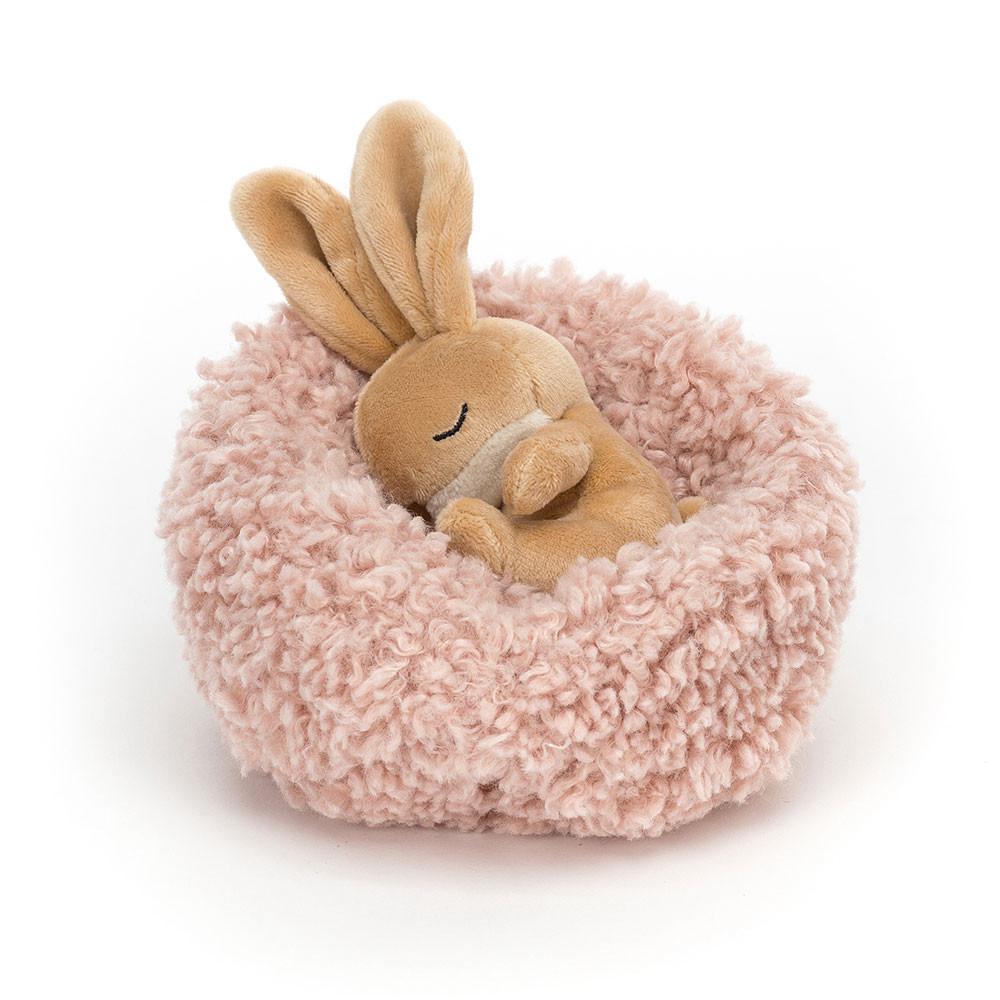 Conejo Jellycat Hibernating Bunny 9cm x 13cm x 13cm Beige  Ecuador |  FSPYQ2106