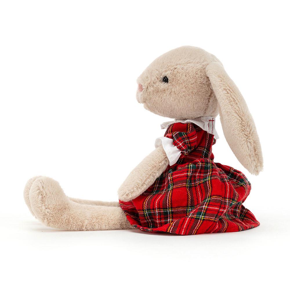 Conejo Jellycat Lottie Bunny Tartan 27cm x 7cm x 5cm Beige  Ecuador |  OYCLG5490