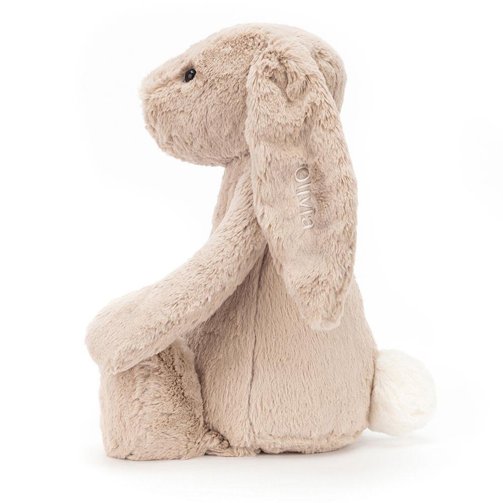 Conejo Jellycat Personalised Bashful Bunny Huge 51cm x 21cm x 12cm Beige  Ecuador |  WPHLD4315