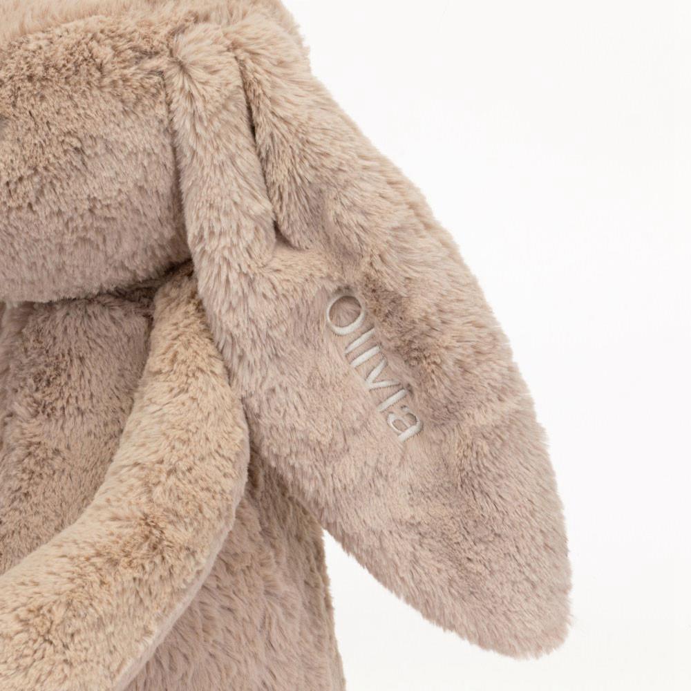 Conejo Jellycat Personalised Bashful Bunny Huge 51cm x 21cm x 12cm Beige  Ecuador |  WPHLD4315