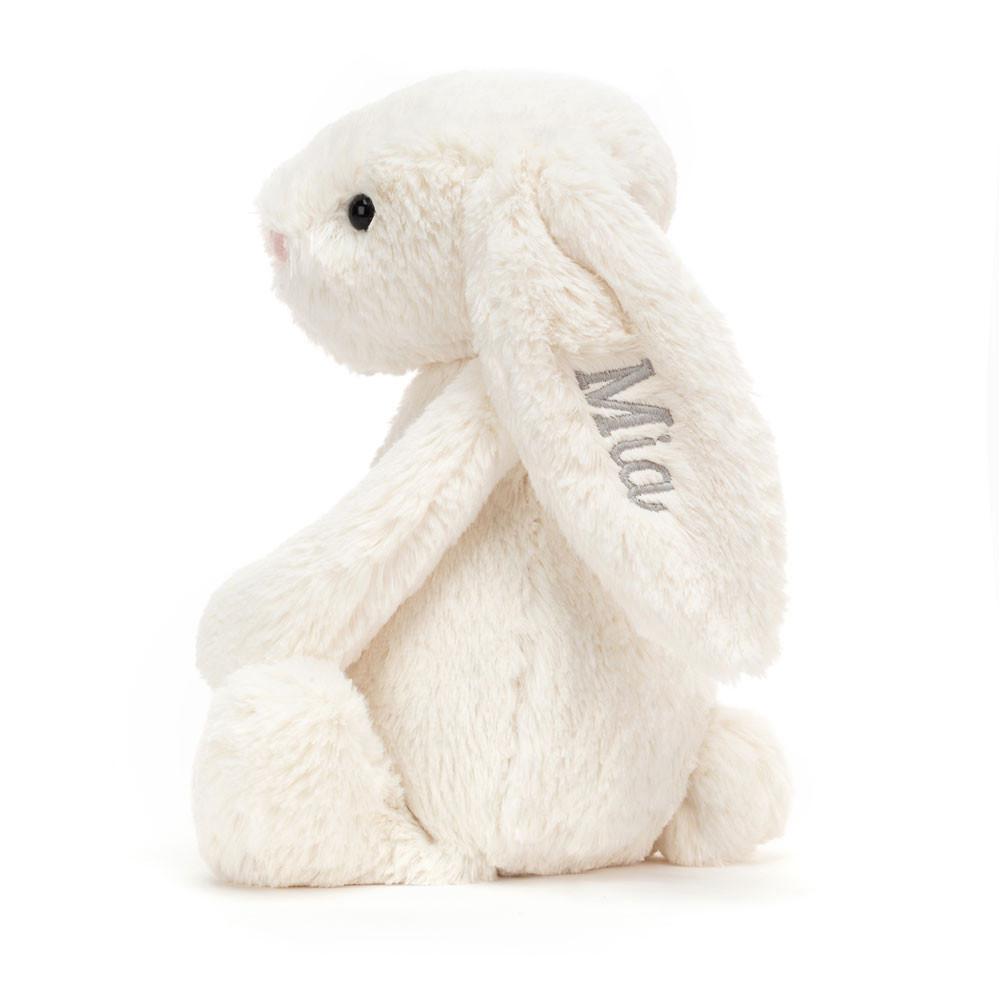 Conejo Jellycat Personalised Bashful Cream Bunny Medium 31cm x 12cm x 9cm Blancas  Ecuador |  YTVQM2780