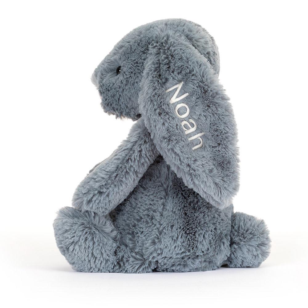 Conejo Jellycat Personalised Bashful Dusky Bunny Medium 31cm x 12cm x 9cm Azules  Ecuador |  RGLMB1083