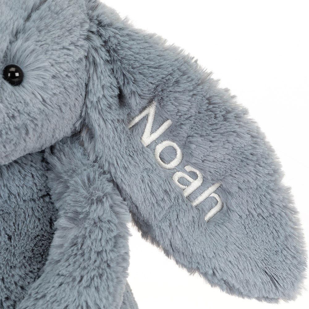Conejo Jellycat Personalised Bashful Dusky Bunny Medium 31cm x 12cm x 9cm Azules  Ecuador |  RGLMB1083