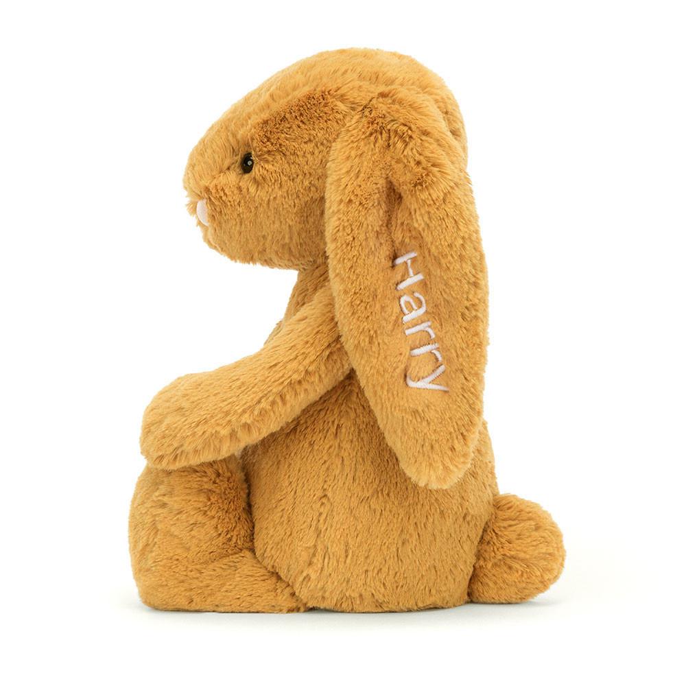 Conejo Jellycat Personalised Bashful Golden Bunny Medium 31cm x 12cm x 9cm Amarillo  Ecuador |  JVGSD4190