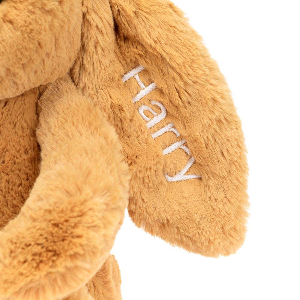 Conejo Jellycat Personalised Bashful Golden Bunny Medium 31cm x 12cm x 9cm Amarillo  Ecuador |  JVGSD4190