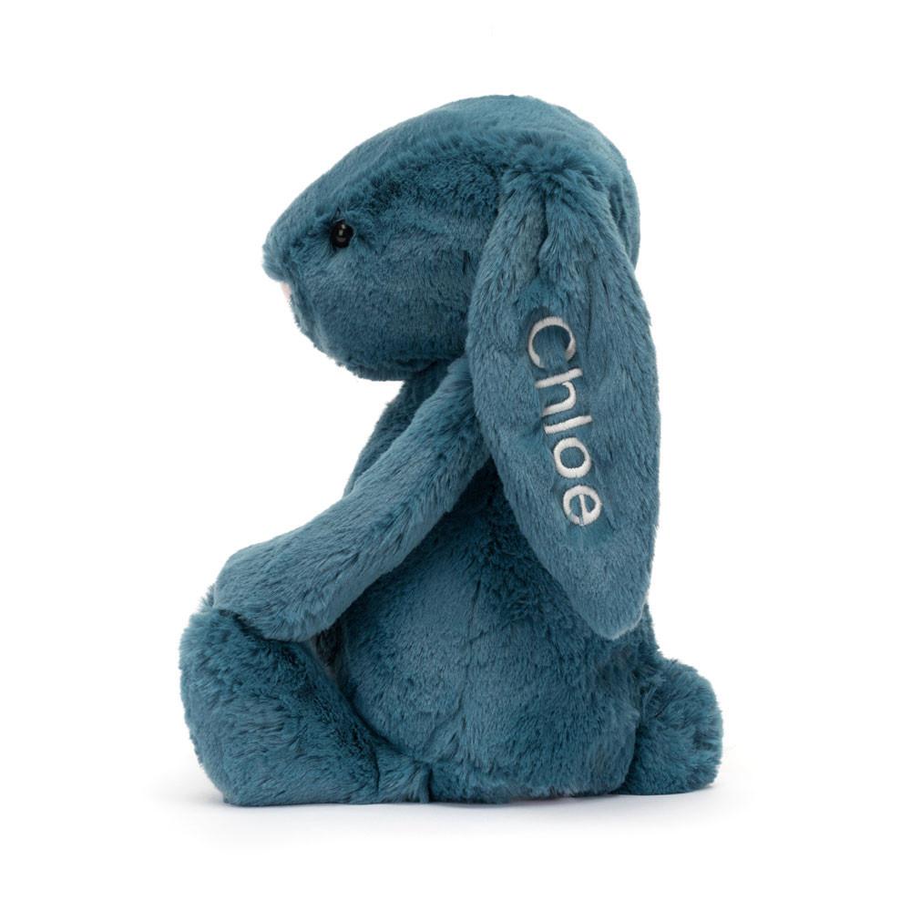 Conejo Jellycat Personalised Bashful Mineral Bunny Medium 31cm x 12cm x 9cm Azules  Ecuador |  TXEIB5023