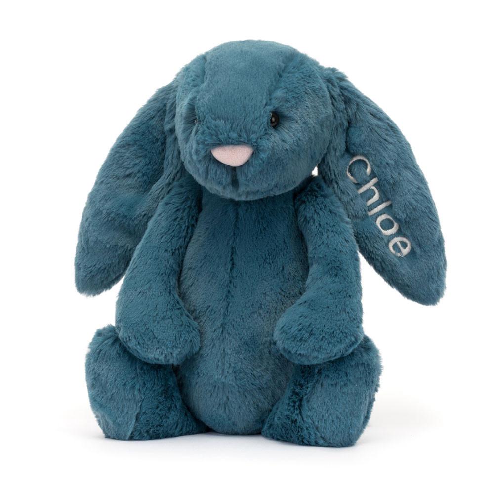 Conejo Jellycat Personalised Bashful Mineral Bunny Medium 31cm x 12cm x 9cm Azules  Ecuador |  TXEIB5023