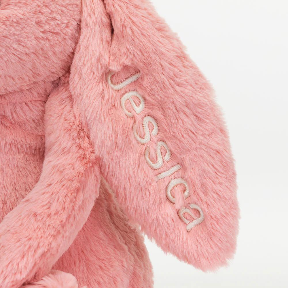 Conejo Jellycat Personalised Bashful Petal Bunny Medium 31cm x 12cm x 9cm Rosas  Ecuador |  RSQYN2091