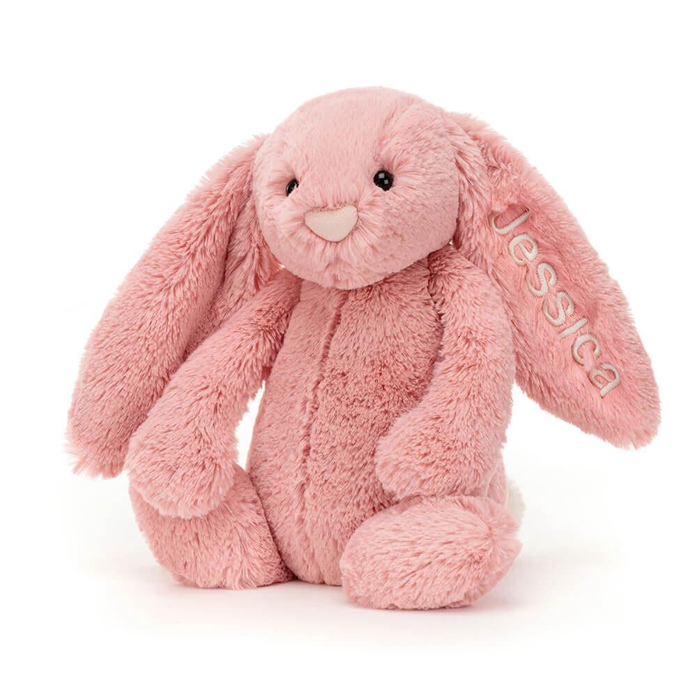 Conejo Jellycat Personalised Bashful Petal Bunny Medium 31cm x 12cm x 9cm Rosas  Ecuador |  RSQYN2091