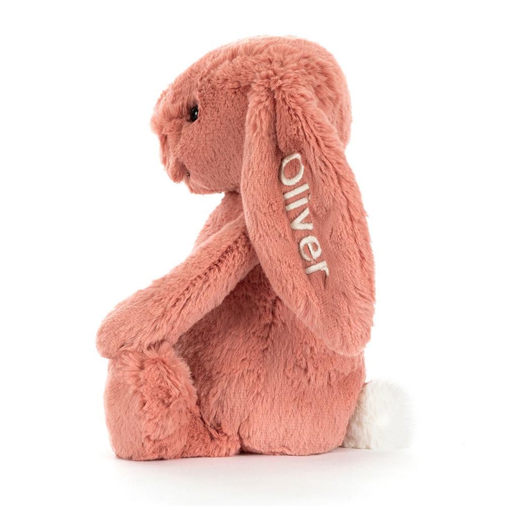 Conejo Jellycat Personalised Bashful Sorrel Bunny Medium 31cm x 12cm x 9cm Naranjas  Ecuador |  NYAGX5902