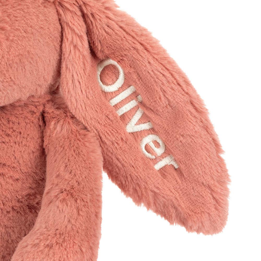 Conejo Jellycat Personalised Bashful Sorrel Bunny Medium 31cm x 12cm x 9cm Naranjas  Ecuador |  NYAGX5902