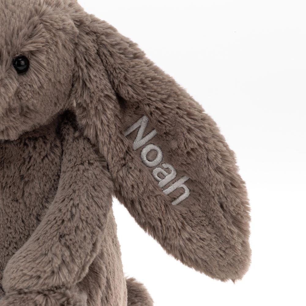 Conejo Jellycat Personalised Bashful Truffle Bunny Medium 31cm x 12cm x 9cm Marrones  Ecuador |  DXTQC9752