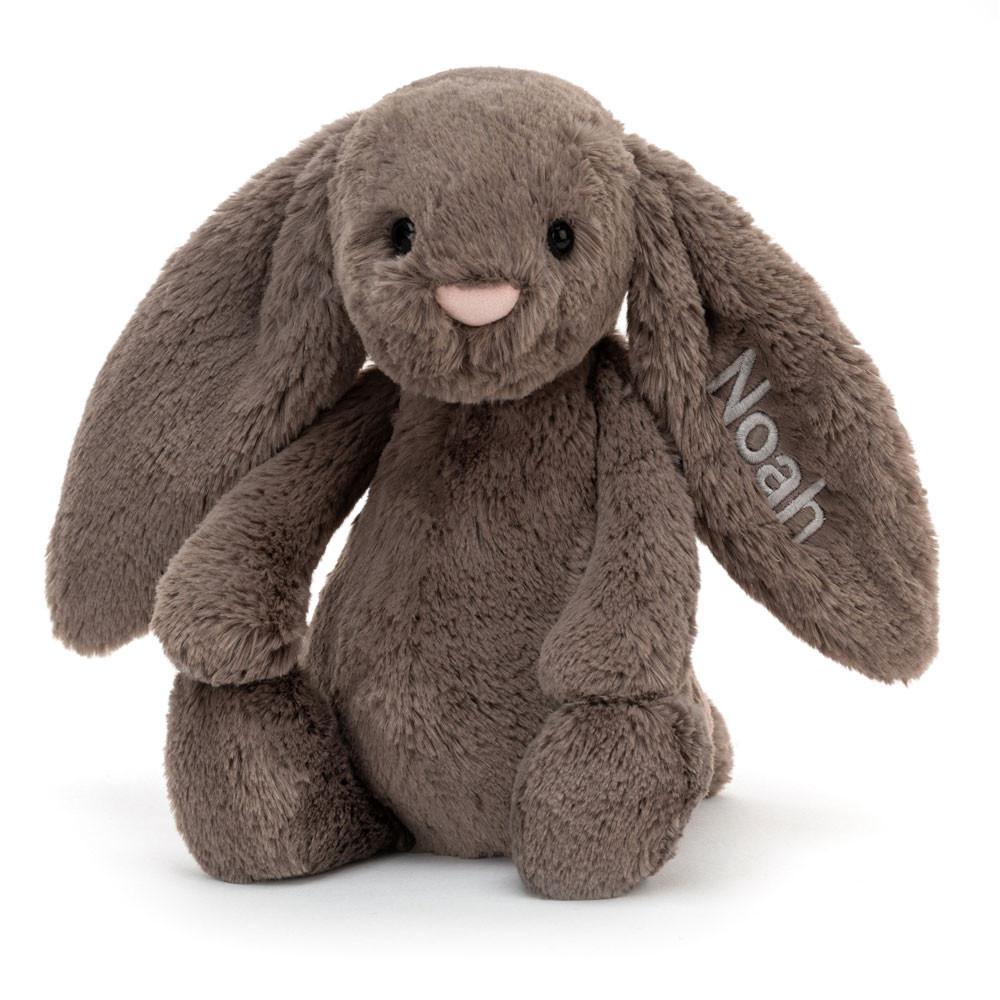 Conejo Jellycat Personalised Bashful Truffle Bunny Medium 31cm x 12cm x 9cm Marrones  Ecuador |  DXTQC9752