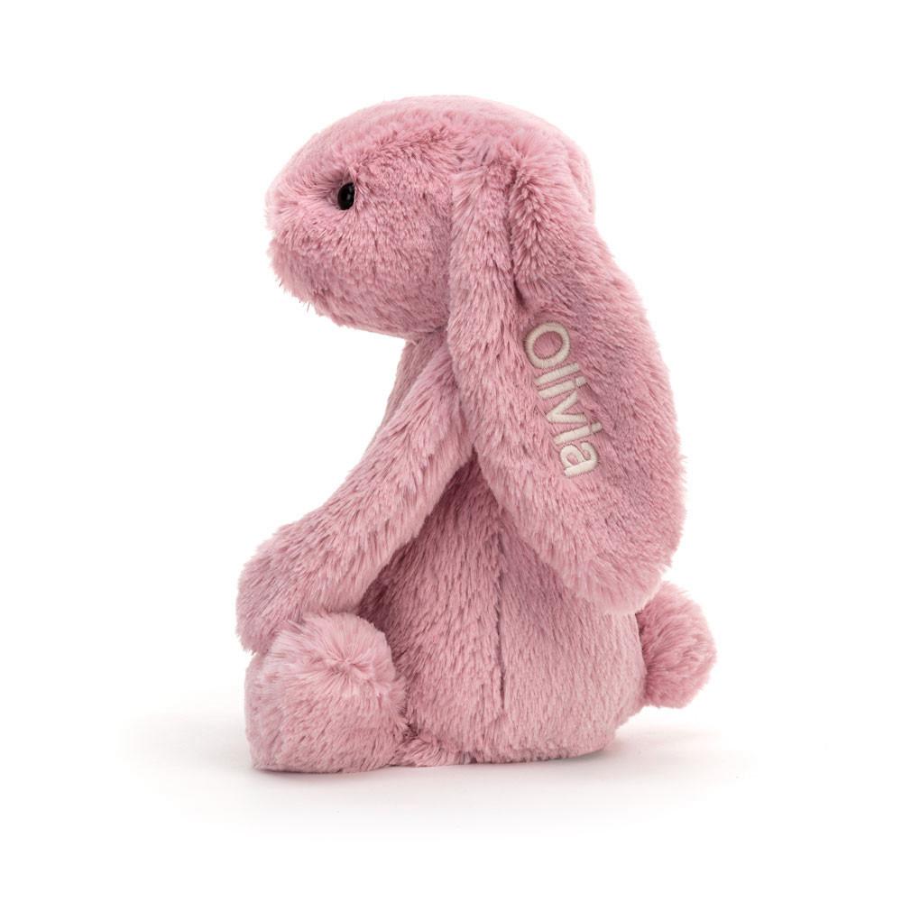 Conejo Jellycat Personalised Bashful Tulip Bunny Medium 31cm x 12cm x 9cm Rosas  Ecuador |  LDQUB2306