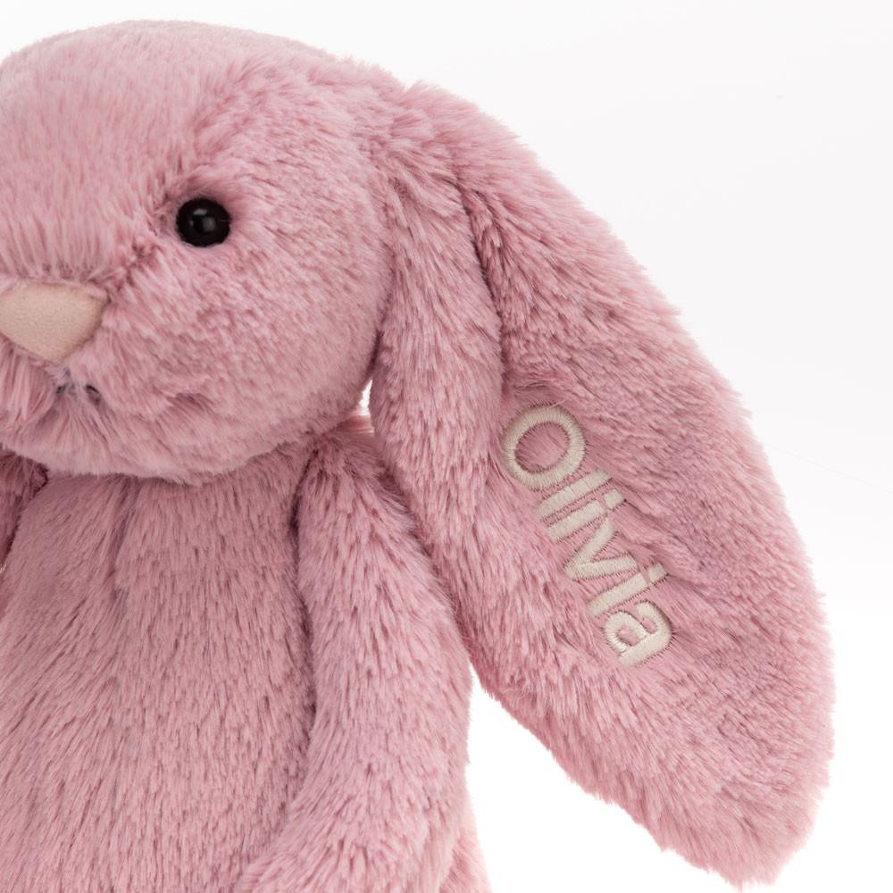 Conejo Jellycat Personalised Bashful Tulip Bunny Medium 31cm x 12cm x 9cm Rosas  Ecuador |  LDQUB2306