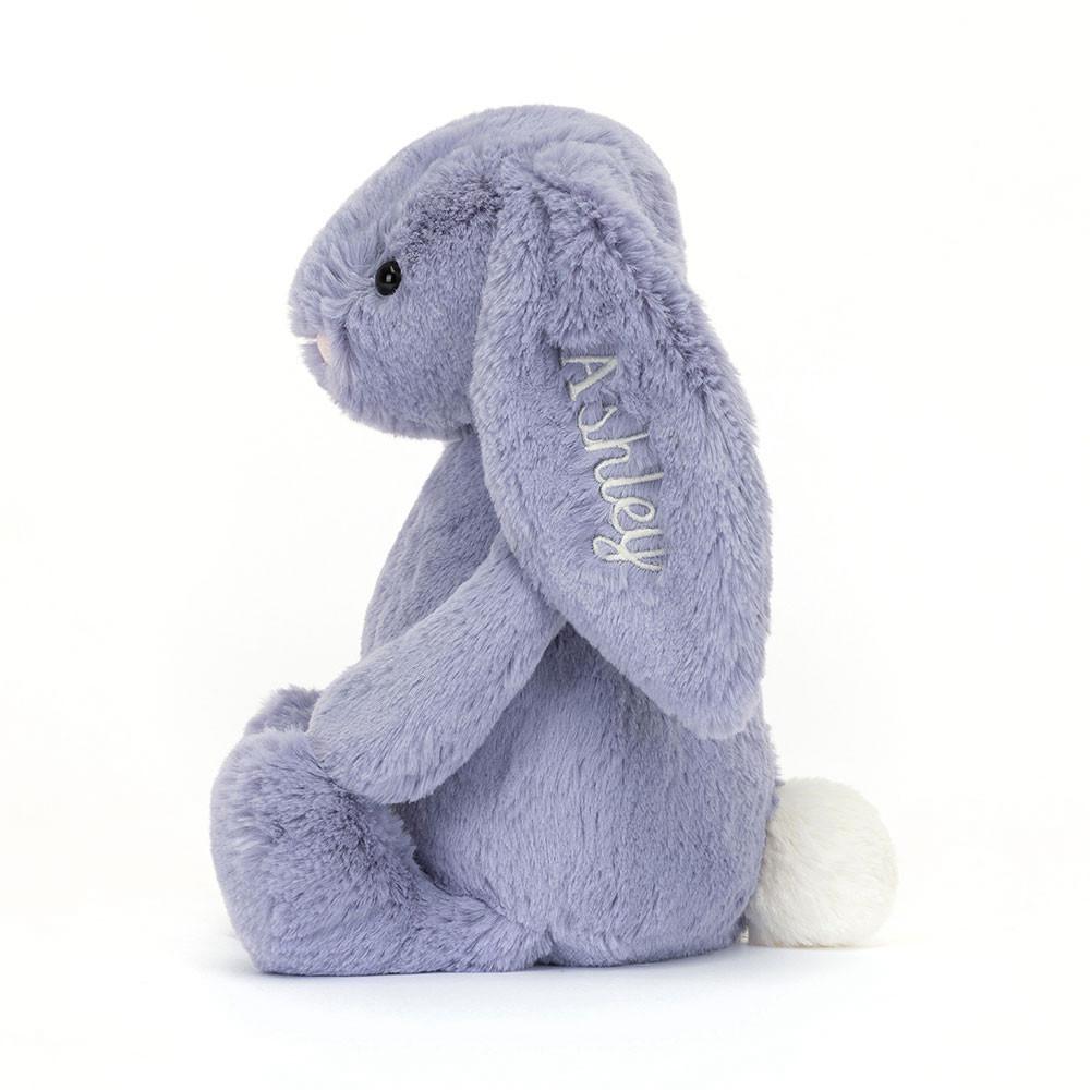 Conejo Jellycat Personalised Bashful Viola Bunny Medium 31cm x 12cm x 9cm Moradas  Ecuador |  YWKOU5871