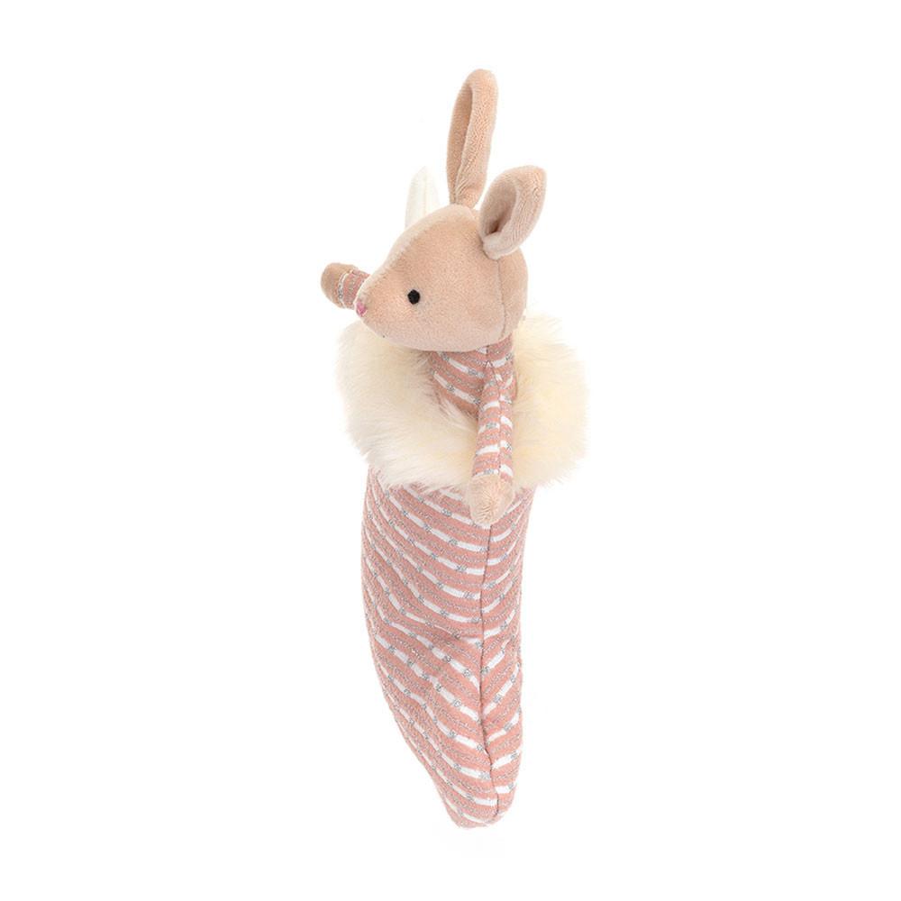 Conejo Jellycat Shimmer Stocking Bunny 20cm x 9cm x 2cm Beige  Ecuador |  GFAIQ0397