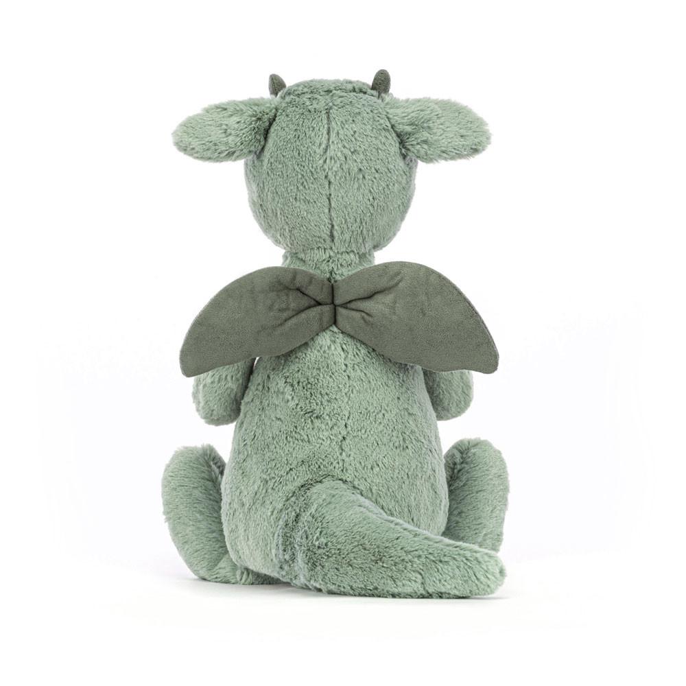 Criaturas Míticas Jellycat Bashful Dragon 31cm x 12cm x 9cm Verde  Ecuador |  TSCXQ7219