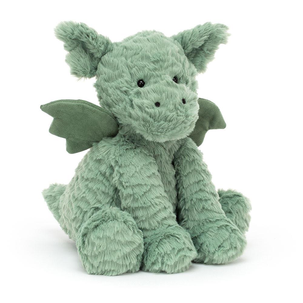 Criaturas Míticas Jellycat Fuddlewuddle Dragon 23cm x 13cm x 9cm Verde  Ecuador |  TMGYA4806