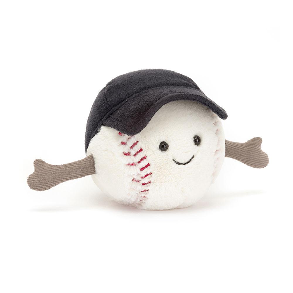 Deportes Jellycat Amuseables Sports Baseball 10cm x 10cm x 10cm Blancas  Ecuador |  JAIPK5384