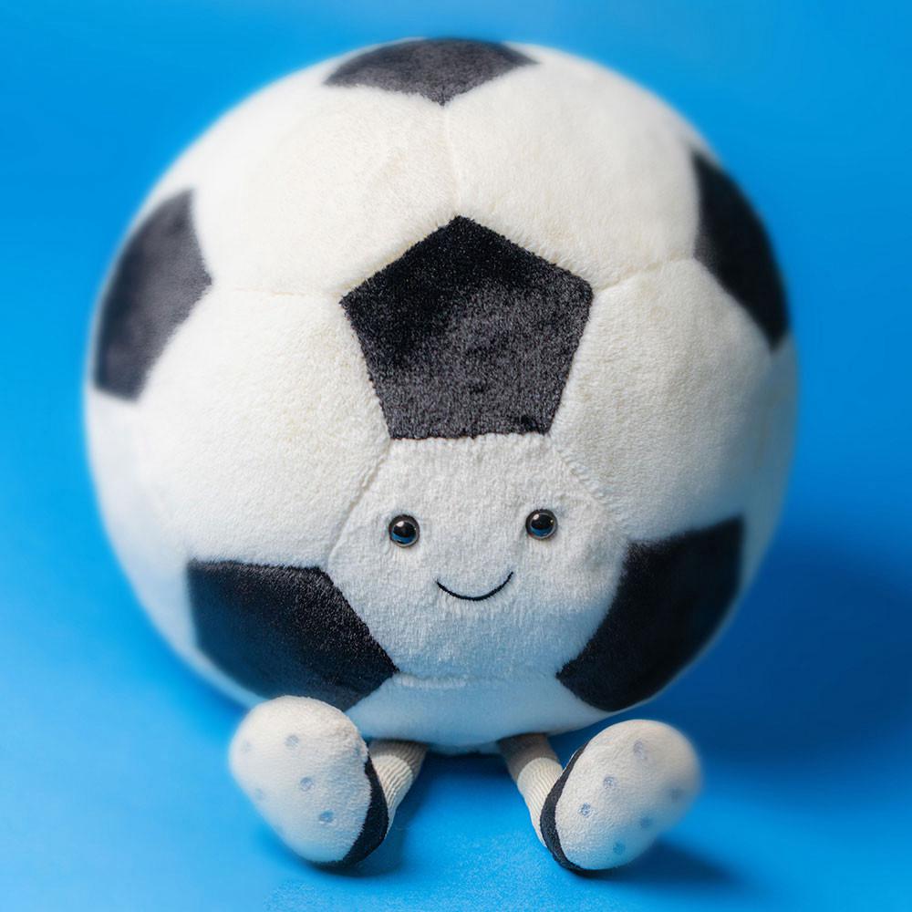 Deportes Jellycat Amuseables Sports Football 31cm x 21cm x 21cm Blancas  Ecuador |  UOGKH2390