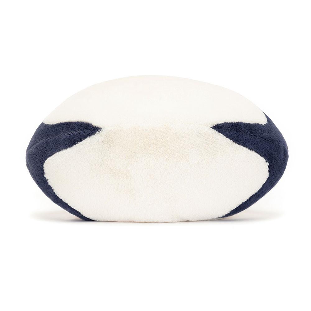 Deportes Jellycat Amuseables Sports Rugby Ball 18cm x 29cm x 13cm Blancas  Ecuador |  LVSPB3127