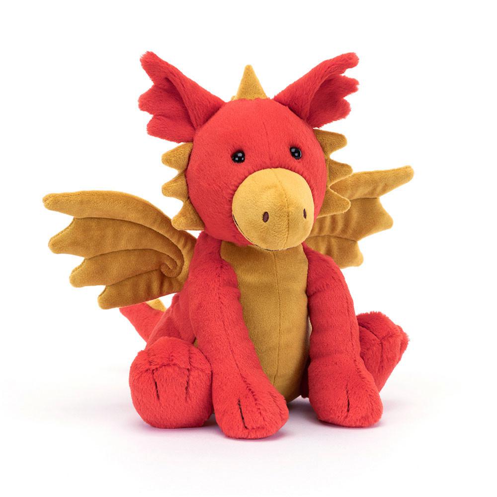 Dragons & Dinosaurs Jellycat Darvin Dragon 9.4in x 7.9in x 4.7in Rojas  Ecuador |  XHBRF5487