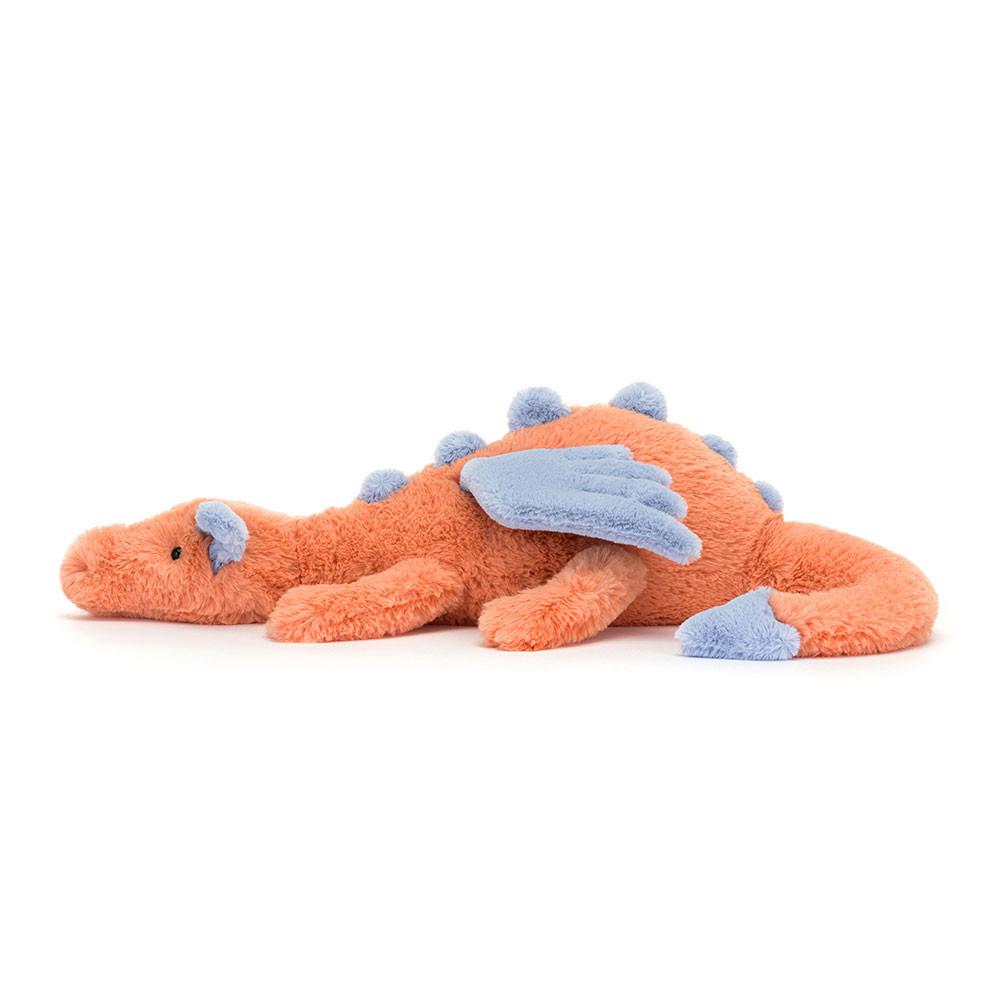 Dragons & Dinosaurs Jellycat Persimmon Dragon 4.7in x 5.5in x 19.7in Naranjas  Ecuador |  YQGXK3875