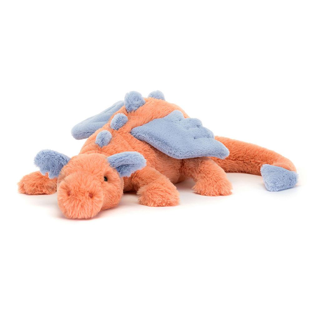 Dragons & Dinosaurs Jellycat Persimmon Dragon 4.7in x 5.5in x 19.7in Naranjas  Ecuador |  YQGXK3875