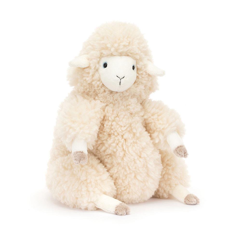 Farmyard Jellycat Bibbly Bobbly Sheep 36cm x 22cm x 20cm Blancas  Ecuador |  JLDFH8546