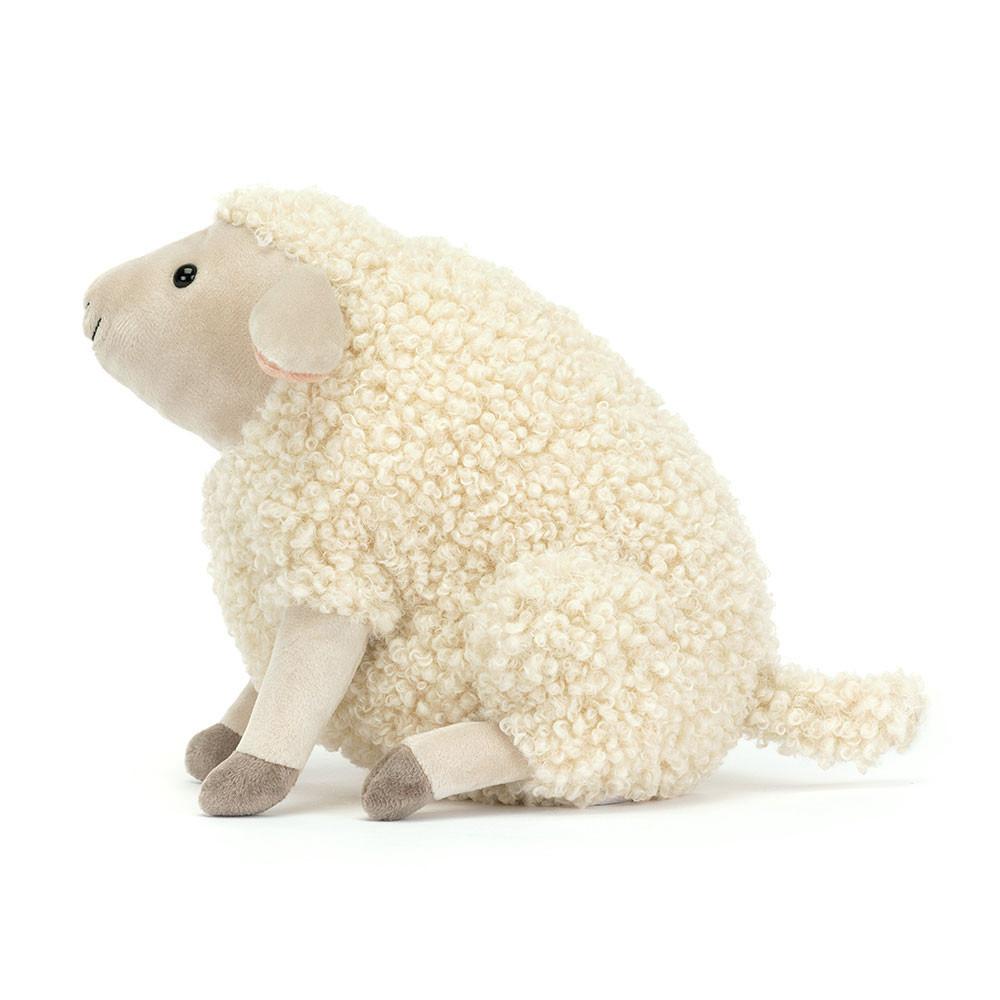 Farmyard Jellycat Burly Boo Sheep 20cm x 11cm x 14cm Blancas  Ecuador |  LSOYV7865