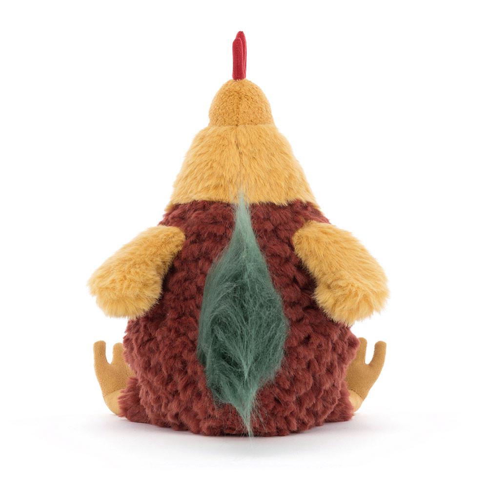 Farmyard Jellycat Cluny Cockerel 26cm x 12cm x 15cm Marrones  Ecuador |  TMQKY7345