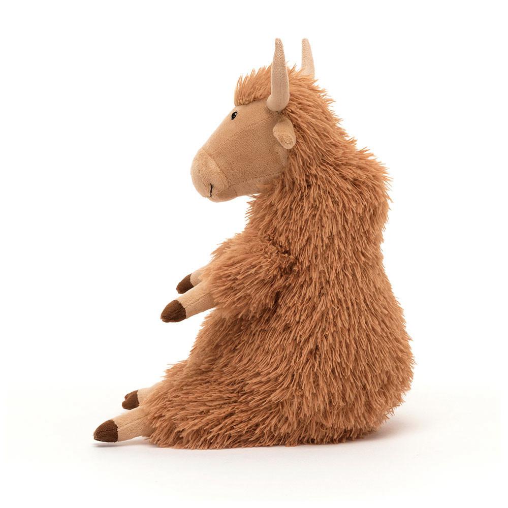 Farmyard Jellycat Herbie Highland Cow 11in x 5.5in x 4.7in Marrones  Ecuador |  REQBL9645