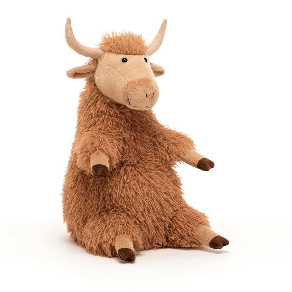 Farmyard Jellycat Herbie Highland Cow 11in x 5.5in x 4.7in Marrones  Ecuador |  REQBL9645
