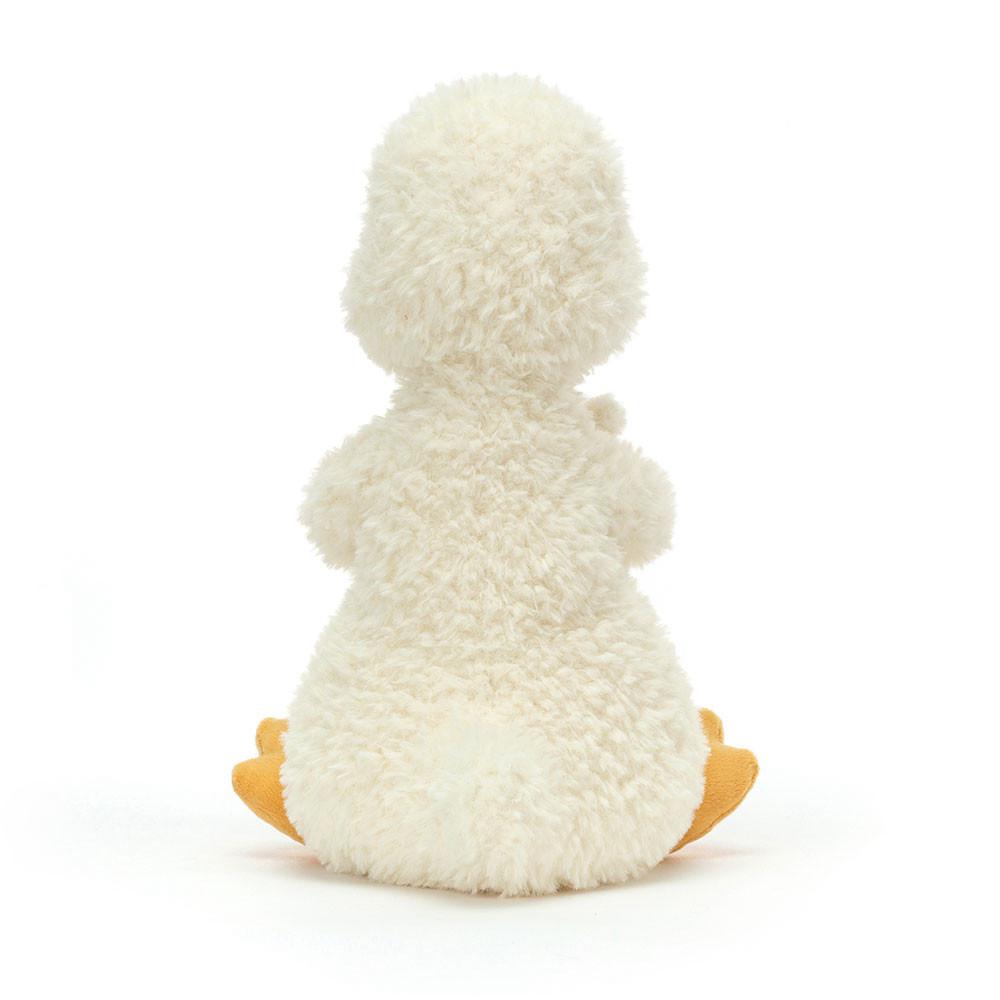 Farmyard Jellycat Huddles Duck 10.2in x 5.5in x 3.9in Amarillo  Ecuador |  NFCRD7342