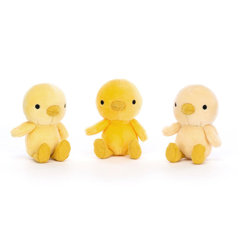 Farmyard Jellycat Nesting Chickies 11cm x 13cm x 13cm Amarillo  Ecuador |  XOFAK8947