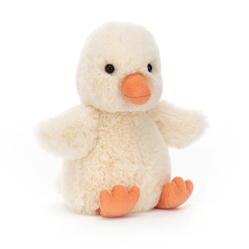 Farmyard Jellycat Nippit Duck 5.5in x 2.8in x 2.4in Amarillo  Ecuador |  MGOLV4619