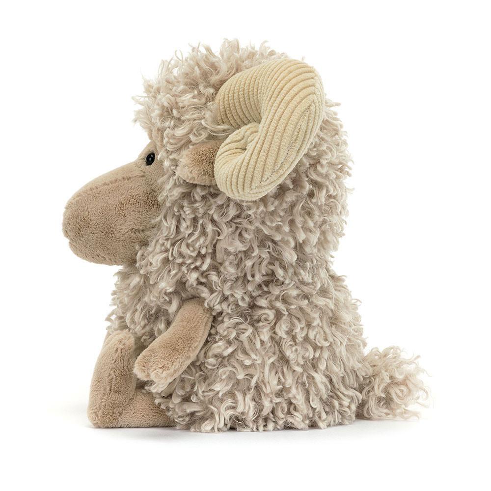 Farmyard Jellycat Ramsley Sheep 13in x 5.1in x 5.5in Beige  Ecuador |  UHRTX4961
