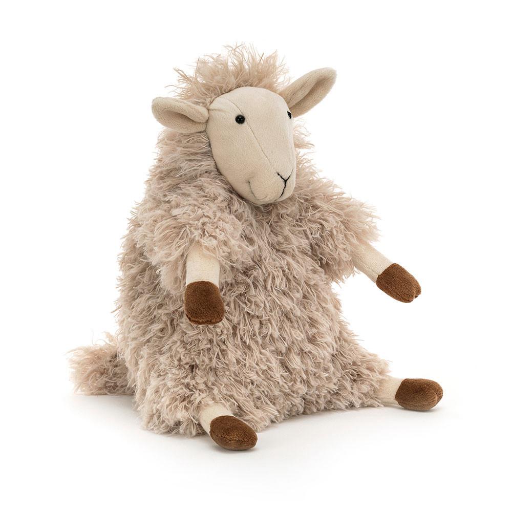 Farmyard Jellycat Sherri Sheep 11.8in x 5.5in x 5.1in Beige  Ecuador |  FSDZC7485