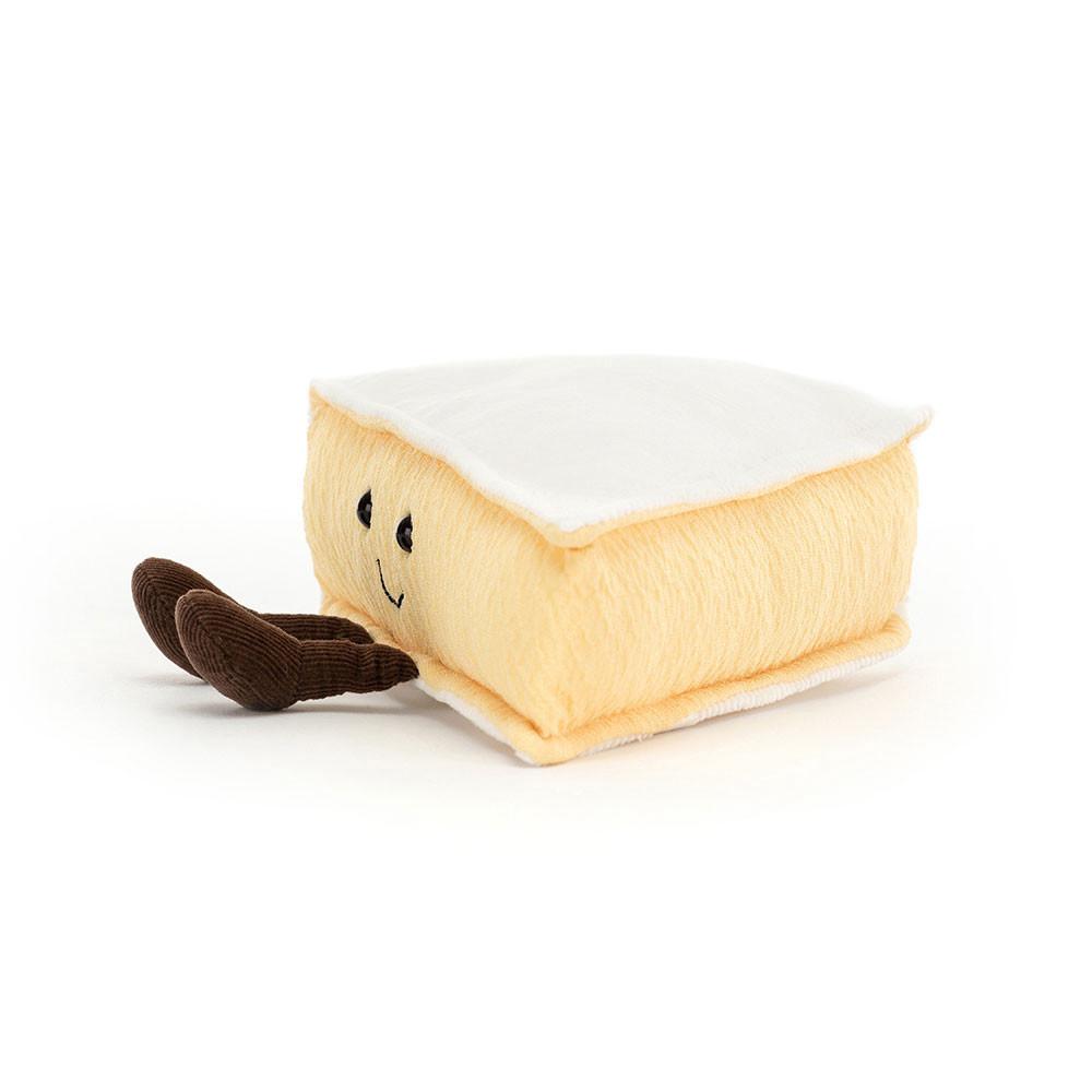 Foodies Jellycat Amuseables Brie 9cm x 22cm x 13cm Blancas  Ecuador |  EBIZX1746