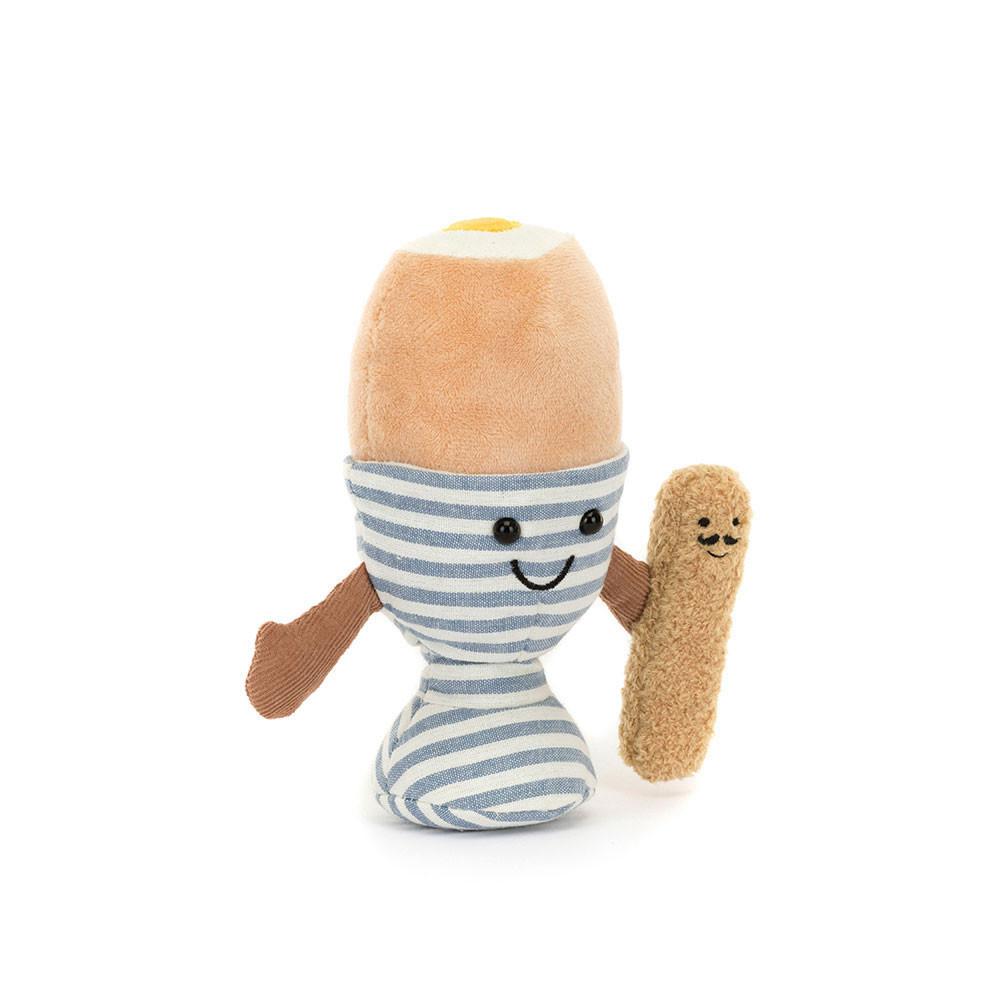 Foodies Jellycat Amuseables Eggetha Egg & Lance Soldier 16cm x 12cm x 6cm Beige  Ecuador |  UGTSJ9381