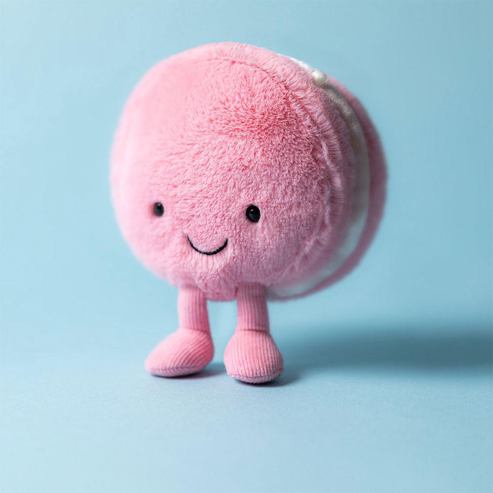 Foodies Jellycat Amuseables Mia Macaron 12cm x 10cm x 5cm Rosas  Ecuador |  WFNAJ2976