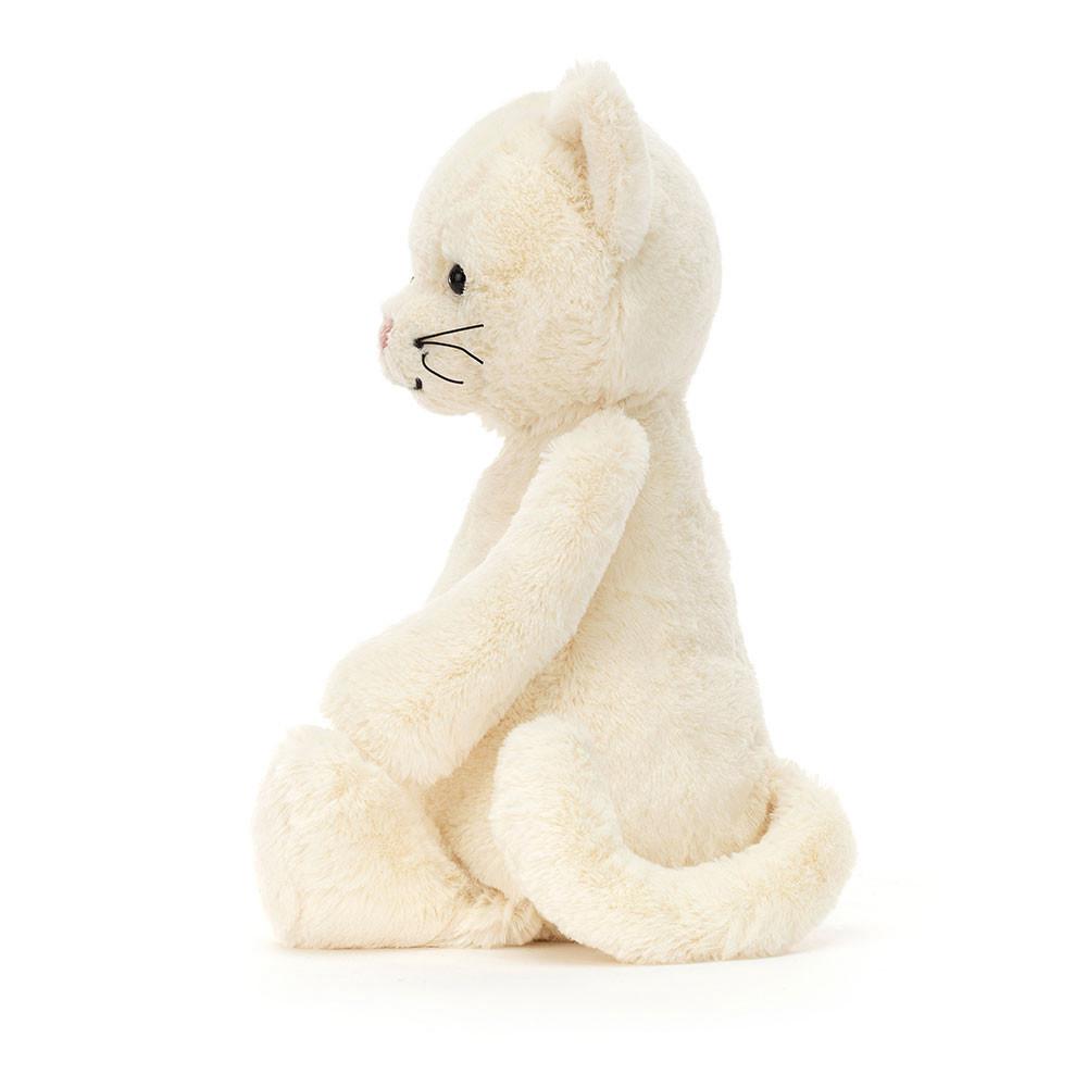 Gatos Y Gatitos Jellycat Bashful Cream Kitten 12.2in x 4.7in x 3.5in Blancas  Ecuador |  AGRJK7658