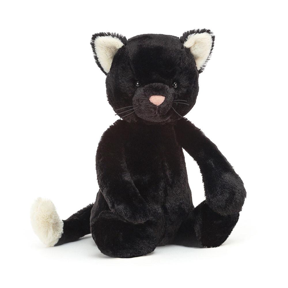 Gatos Y Gatitos Jellycat Bashful Kitten 12.2in x 4.7in x 3.5in Negras  Ecuador |  RJVTA6597
