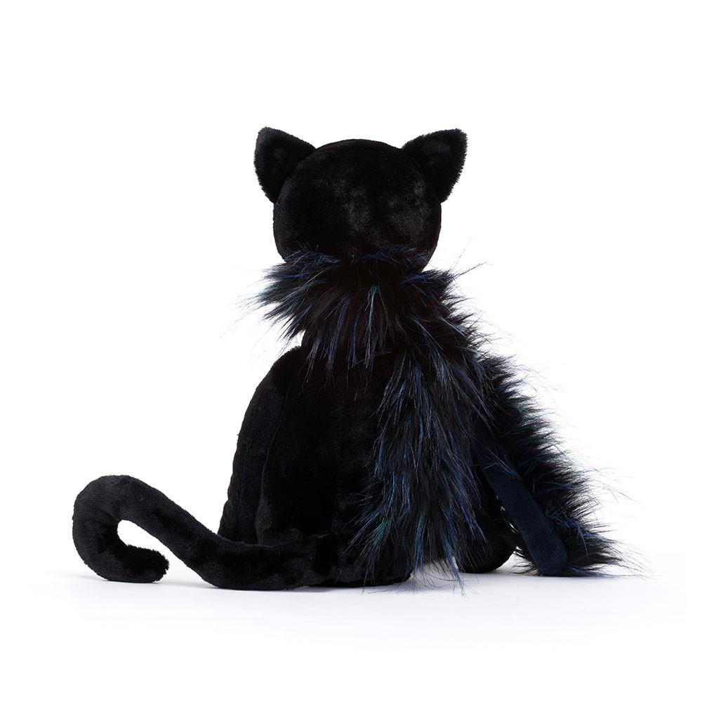 Gatos Y Gatitos Jellycat Glamorama Cat 16.9in x 3.9in x 3.9in Negras  Ecuador |  EJZPA7562