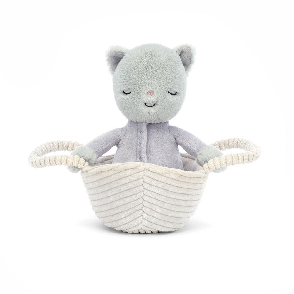 Gatos Y Gatitos Jellycat Rock-a-Bye Kitten 4.7in x 3.5in x 7.9in Gris  Ecuador |  VFLRO4152
