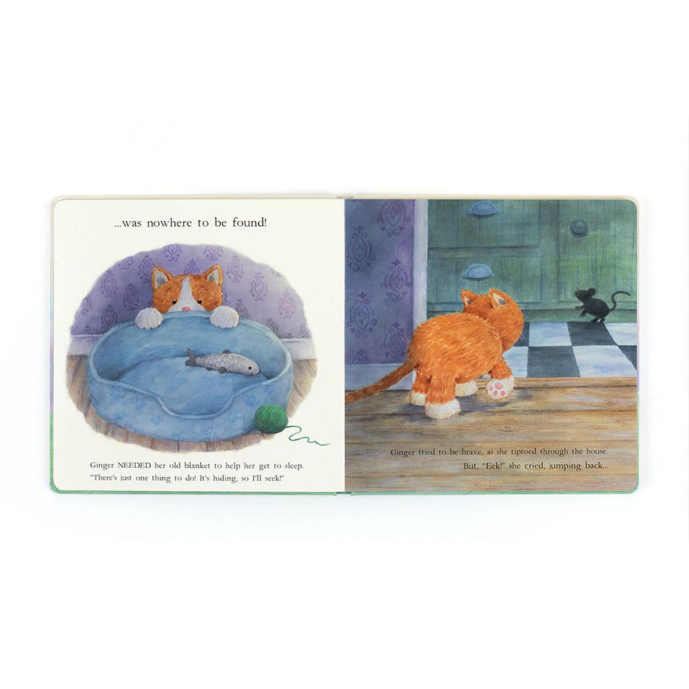 If I Were Books Jellycat Ginger, the Courageous Kitten Book 23cm x 23cm x 2cm Naranjas  Ecuador |  BVLYR3254